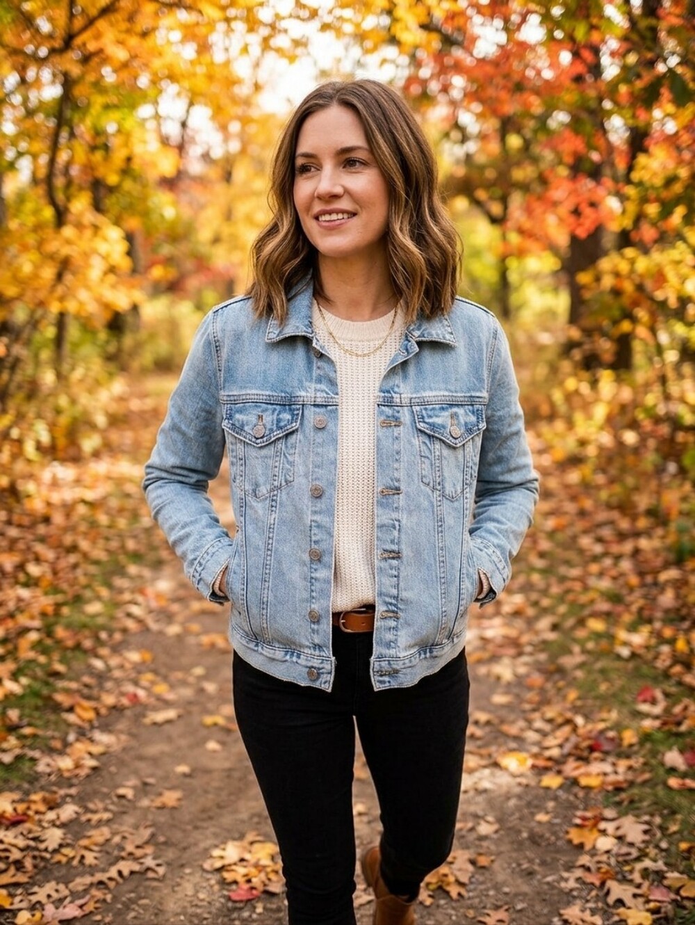 Lucky Brand Light Blue Denim Jean Jacket